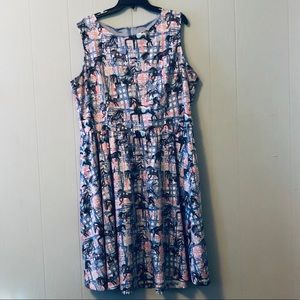 Lindy Bop Vintage Style Flared Dress